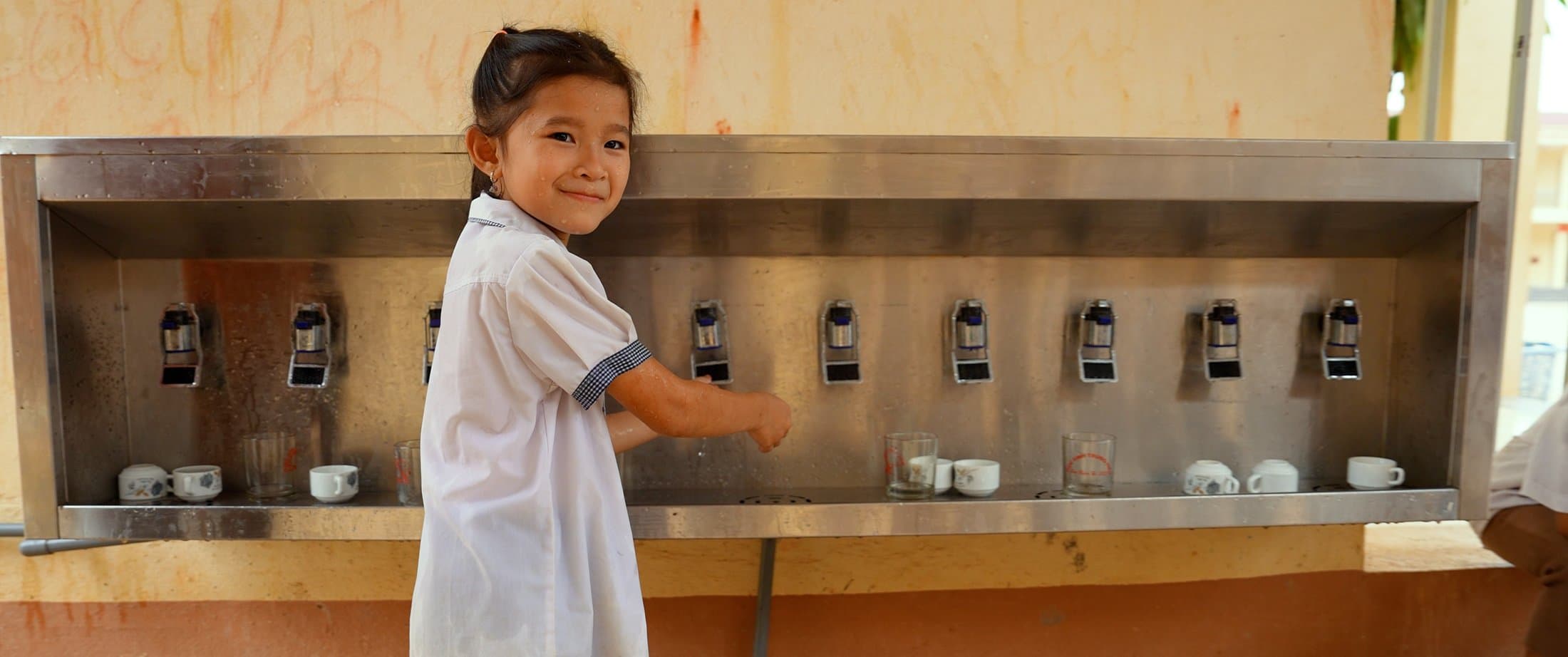 A World Vision Vietnam water station